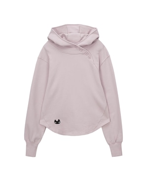 [hug your skin] Hugging Button-up hoodie (pink) 正規品 韓国ブランド 韓国ファッション 韓国代行 日本 店舗 hugyourskin hug ハグユアスキン