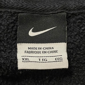 【NIKE】カレッジ ジョージア大学 GEORGIA 刺繍ロゴ スウェット パーカー フーディー プルオーバー 2XL ビッグシルエット 切替 US古着