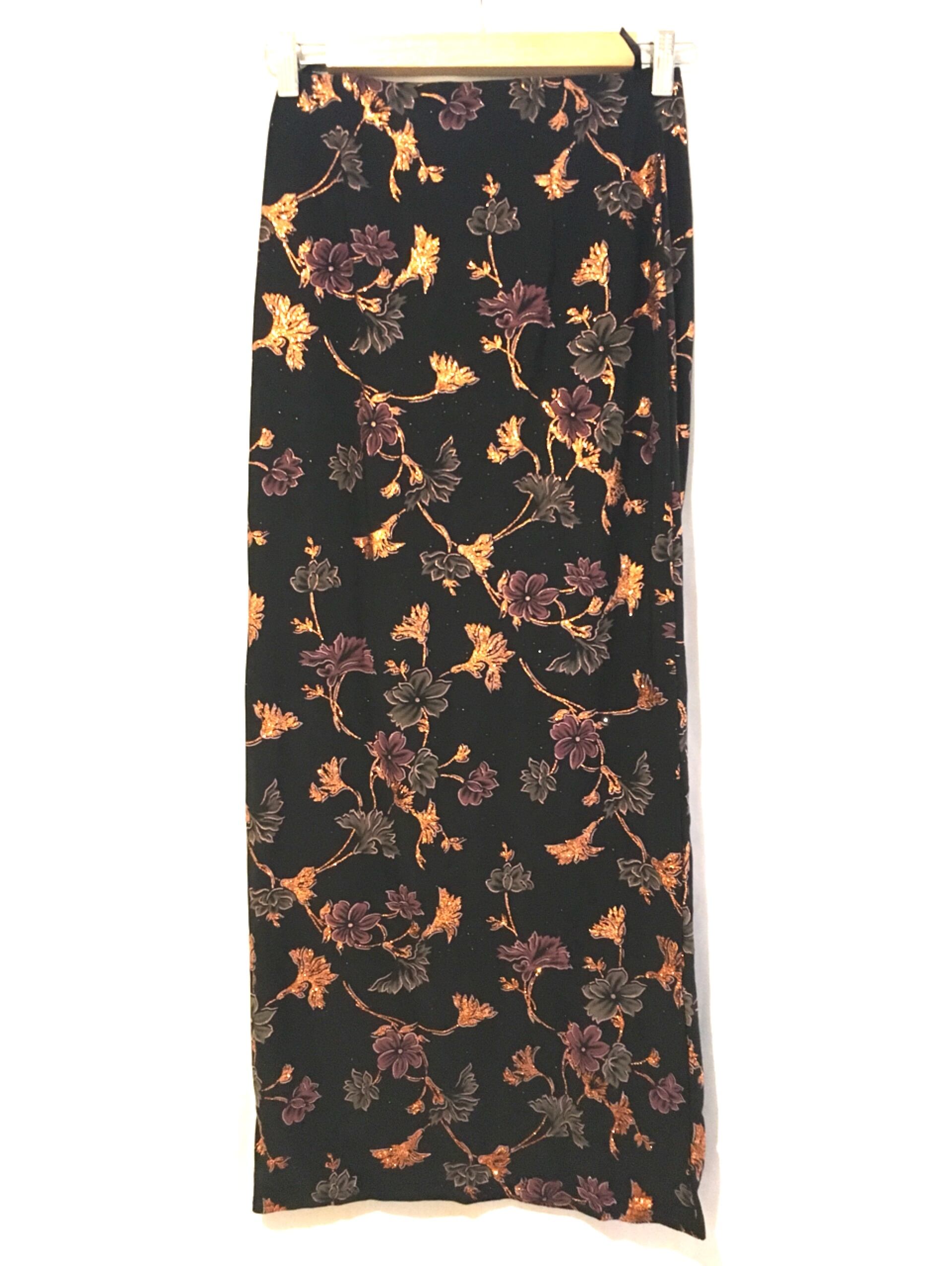 ロングスカート スカート タイトスカート キラキラ ゴム スリット 派手 個性的 衣装 ステージ衣装 普段着 オシャレ ウエストゴム 裏地付き 女子会 カジュアル お出掛け *アジアン雑賀 No.217