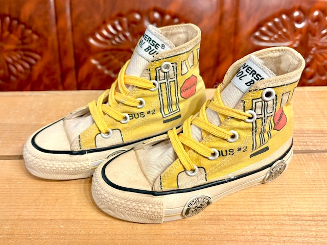 converse(コンバース) conVertibles(コンバーチブルズ)スクールバス イエロー 16cm 80s USA 234