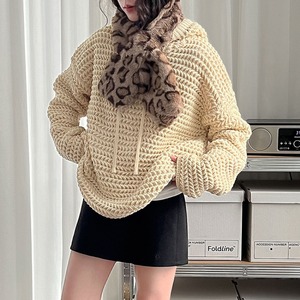 fake fur muffler　J00324