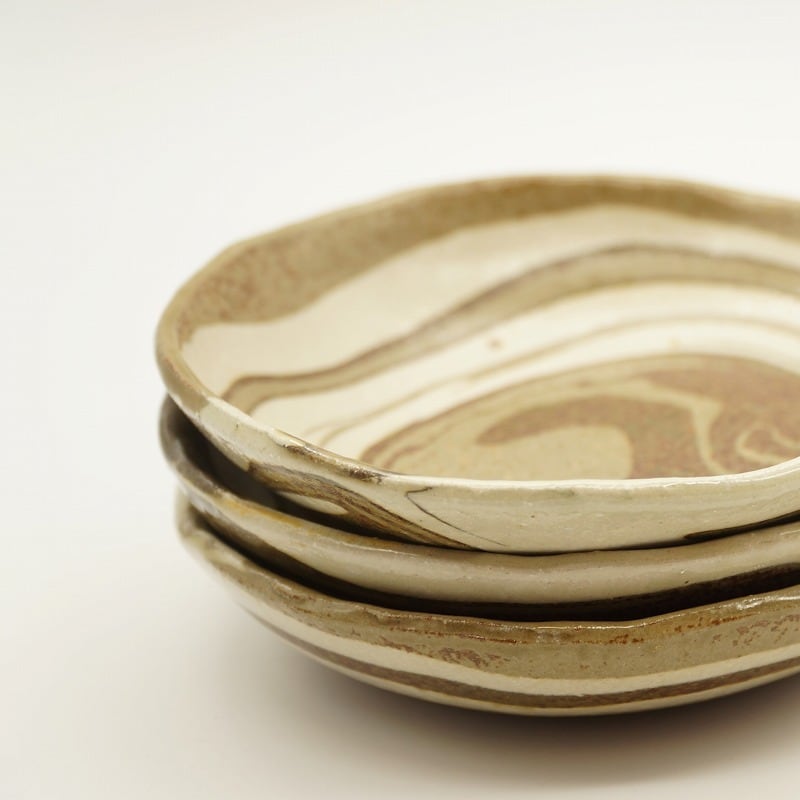 練りこみ5寸鉢【玉城焼】