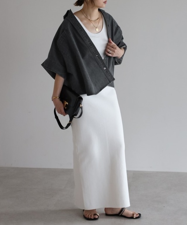 オーバーサイズデニムトップス