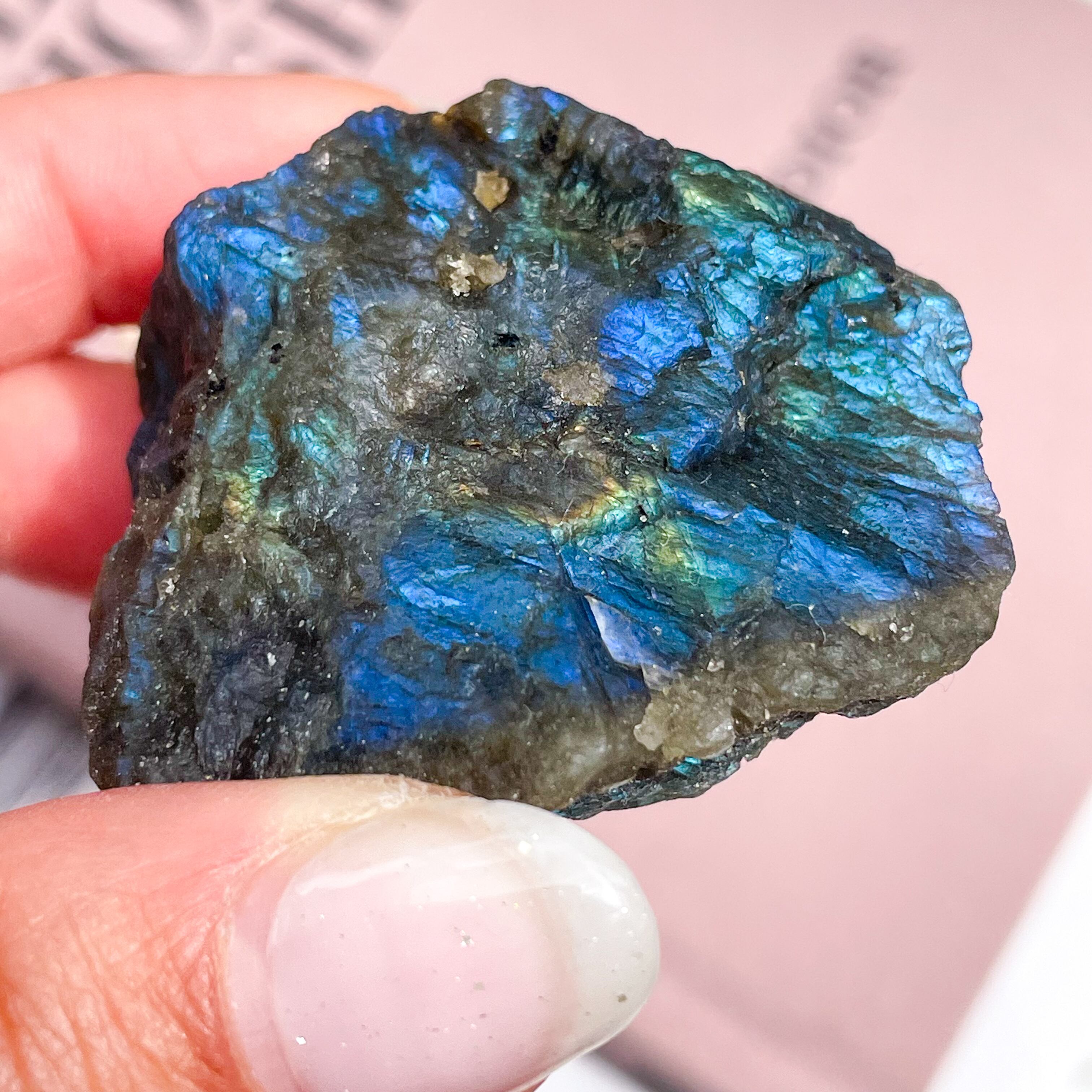Labradorite Rough Stone 7 ✧ ラブラドライト