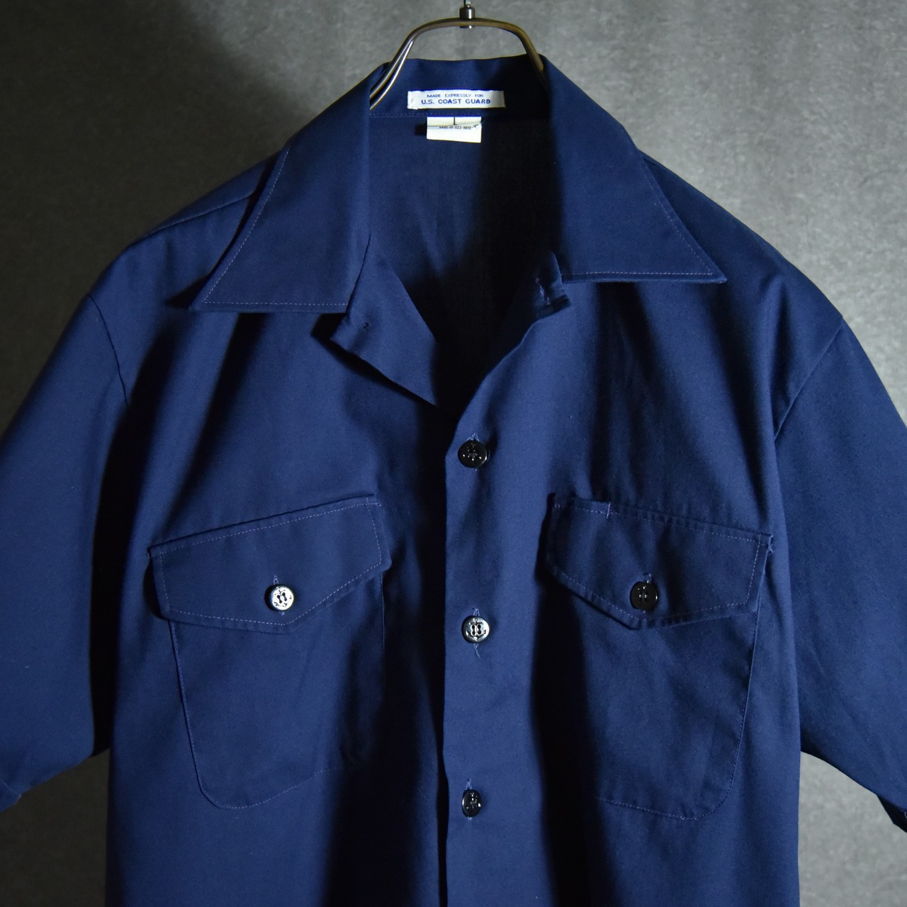 DEAD STOCK】US Navy Short-sleeve Utility Work Shirts アメリカ軍 
