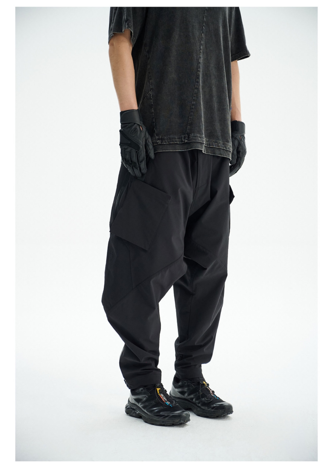 REINDEE LUSION 24SS サムライファンクショナル マルチポケット 3Dカットロングパンツ