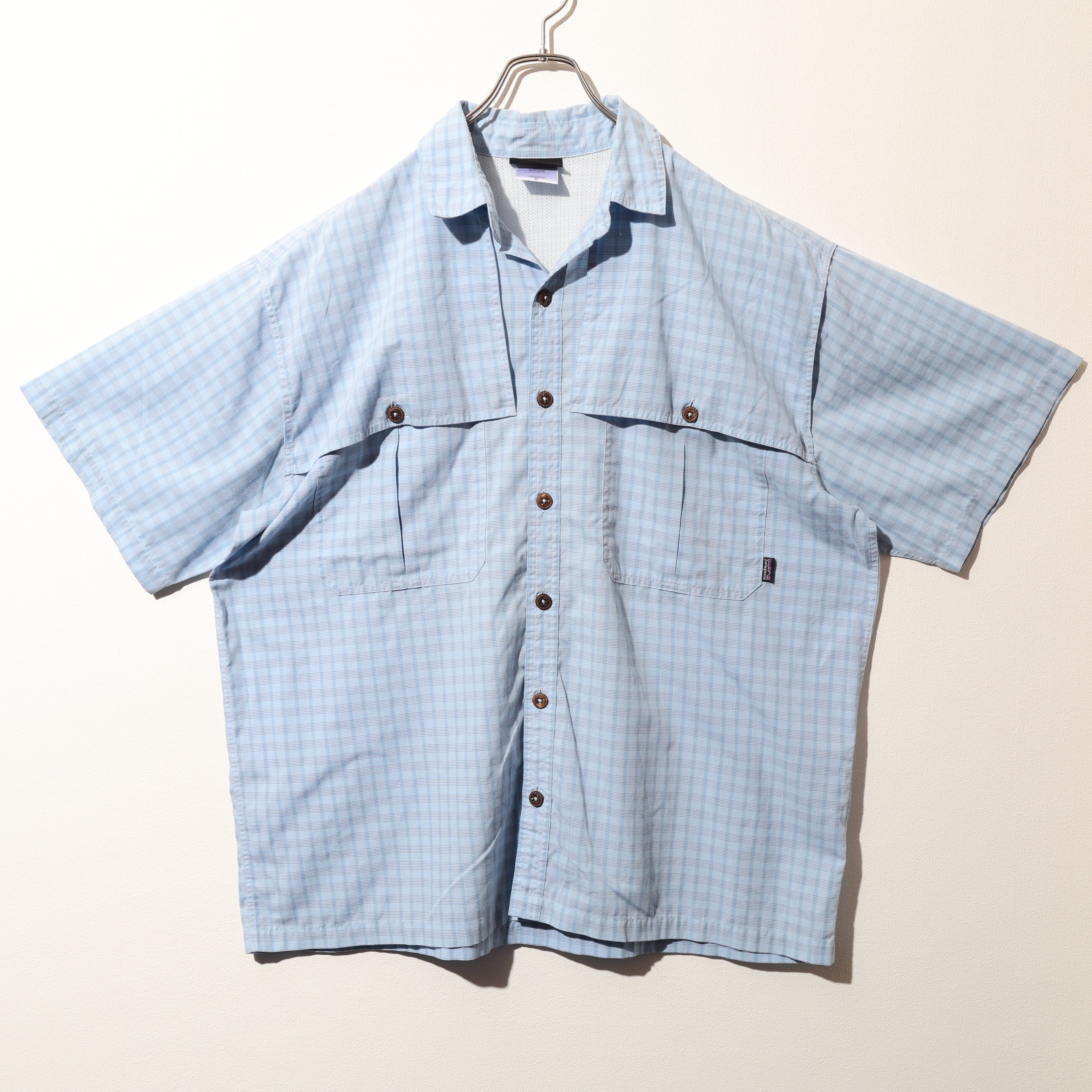 Mint XL Tropical Flats Shirt 水色 Patagpnia パタゴニア