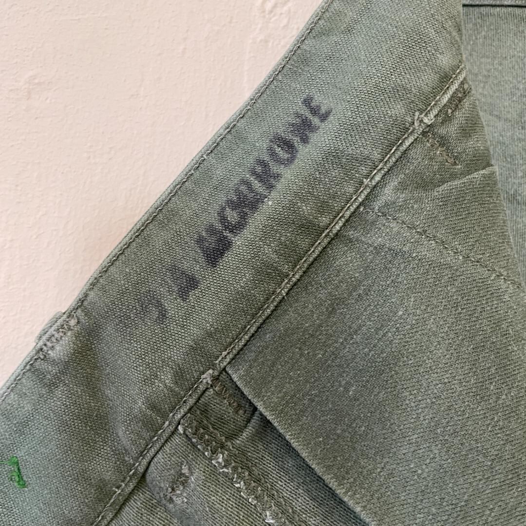 GD333 1960年代 US NAVY ベイカーパンツ ユーティリティ USN