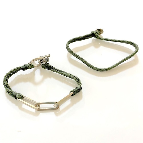 Wakami 2 Strands Bracelets　Olive