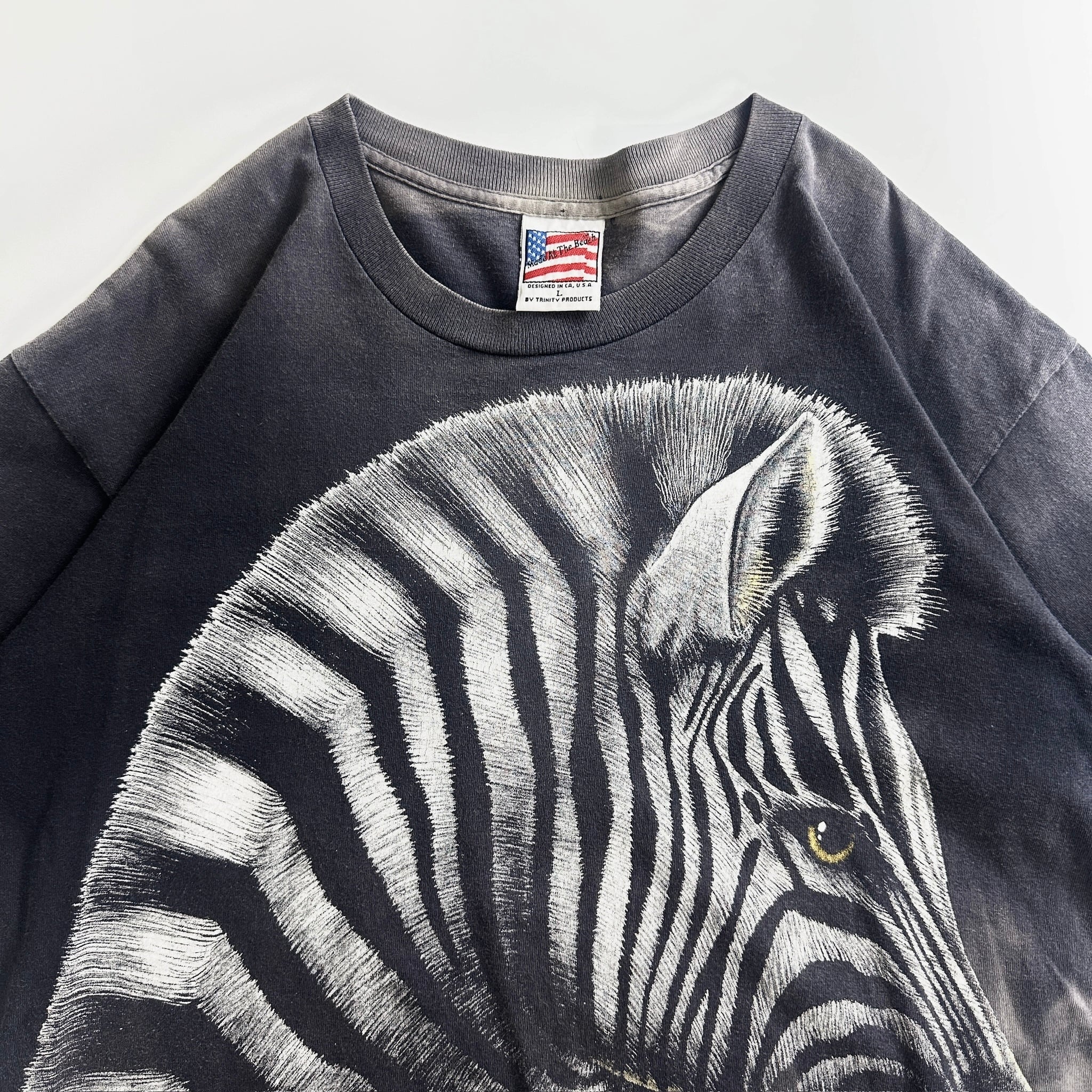 90s Trinity Products Zebra Tee