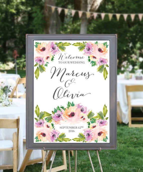 ★オーダーメイドウェルカムボード 【Wild Flower】