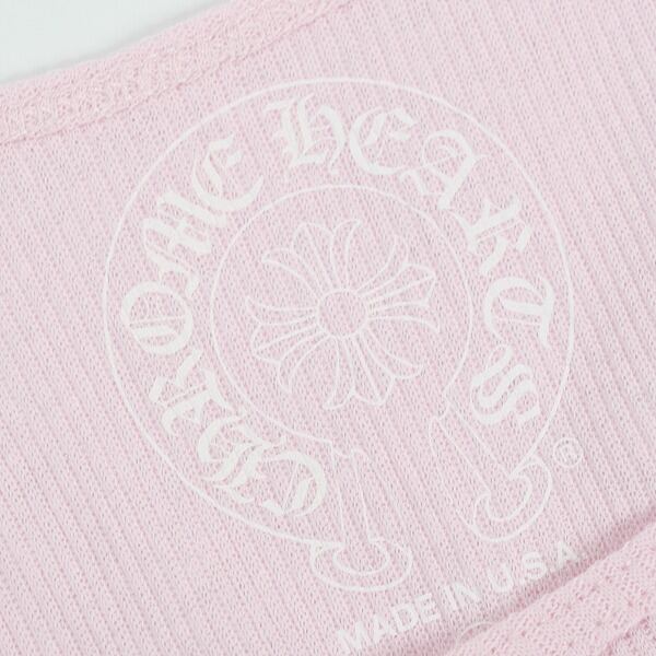 Size【L】 CHROME HEARTS クロム・ハーツ LOVE YOU RIB TANKTOP PINK