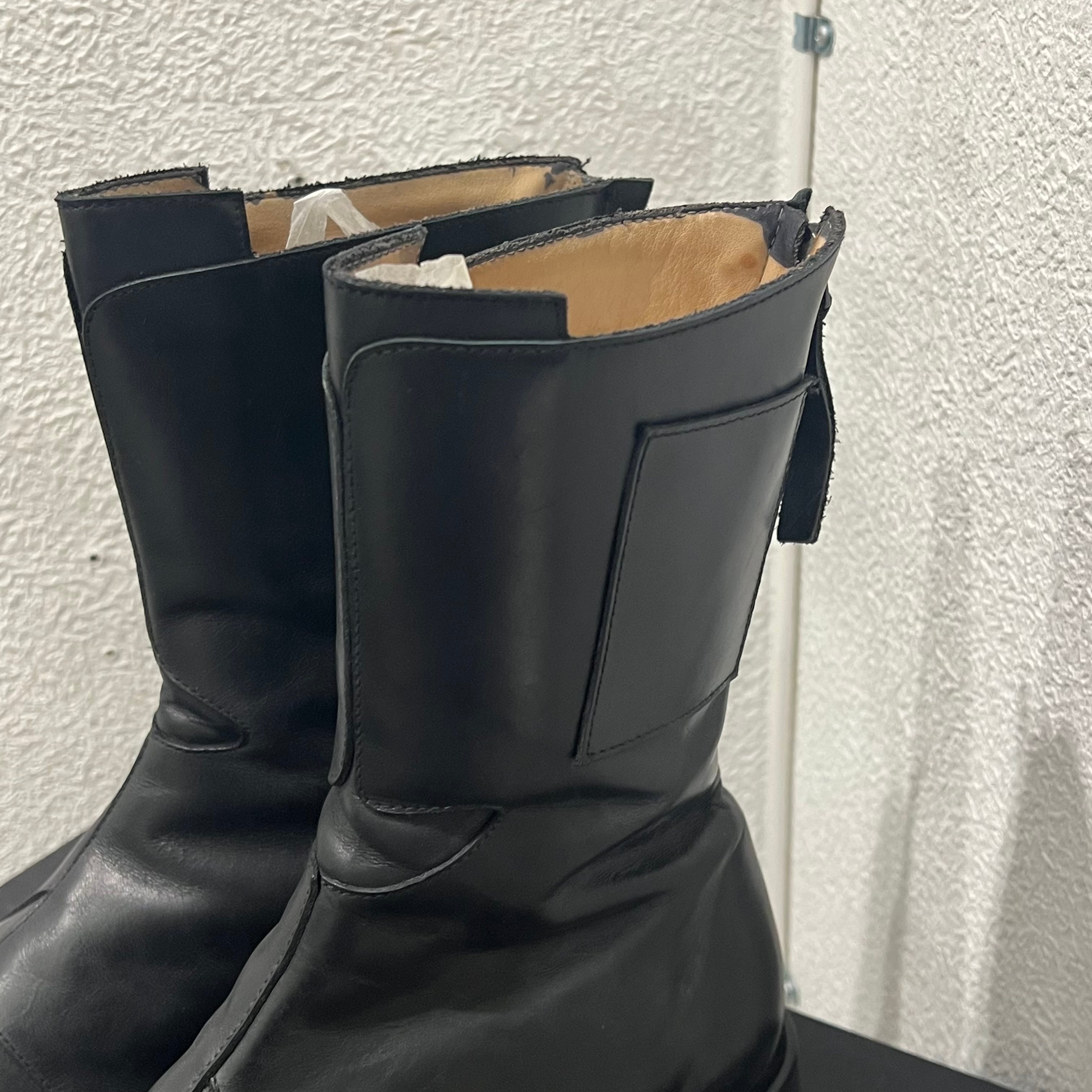 Yohji Yamamoto POUR HOMME ヨウジヤマモトプールオム シェレヴィッキオヴィッキ MOOK-UP BOOTS レザーブーツ  SIZE41(約26cm) 【表参道】 | ブランド古着Brooch powered by BASE