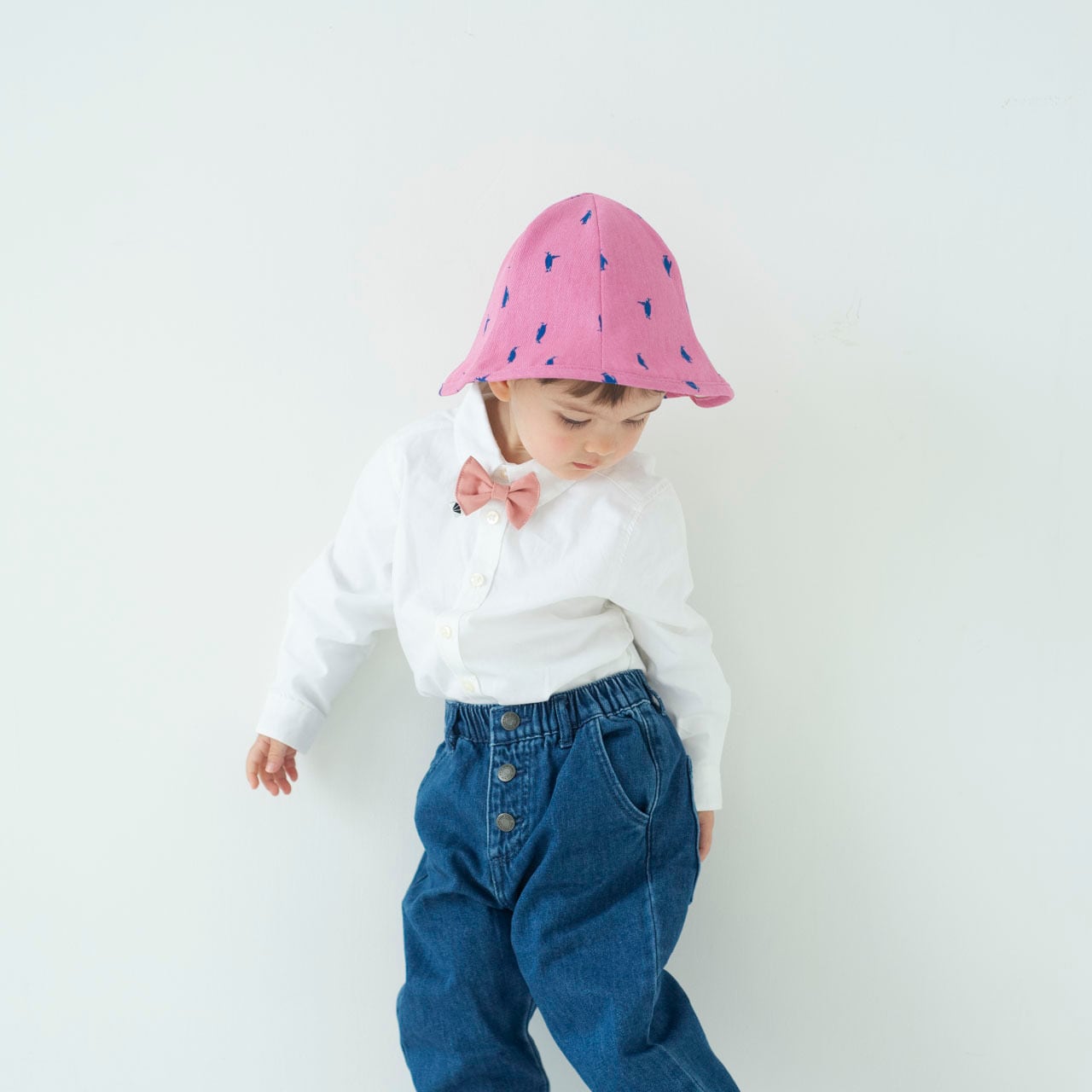 チューリップハット【ペンギン】48cm ブランド 夏 子供 帽子 赤ちゃん