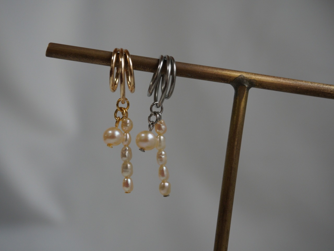 【 PURE 】swing pearl ear cuff no.1