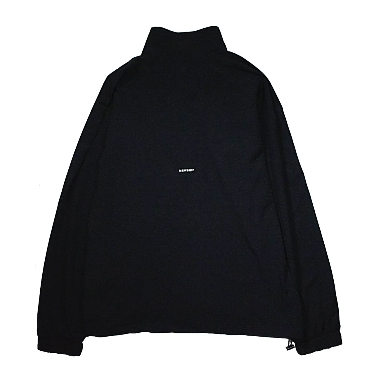 LOGO half zip jakets 024 <Black×Black> - 画像2