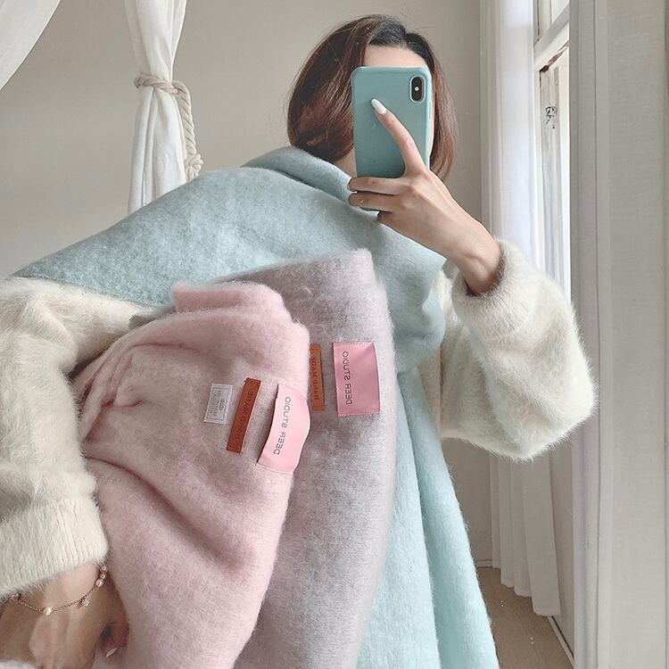 あったか可愛い ボリューム感♪ 14color モヘア ニット マフラー ストール 大判 ひざ掛け フリンジ パステル 淡色 フェミニン 大人女子 オシャかわ | lamitte deco トレンド 韓国ファッション ショップ BASE店 あったか可愛い ボリューム感♪ 14color モヘア ニット マフラー ストール 大判 ひざ掛け フリンジ パステル 淡色 フェミニン 大人女子 オシャかわ | lamitte deco トレンド 韓国ファッション ショップ BASE店