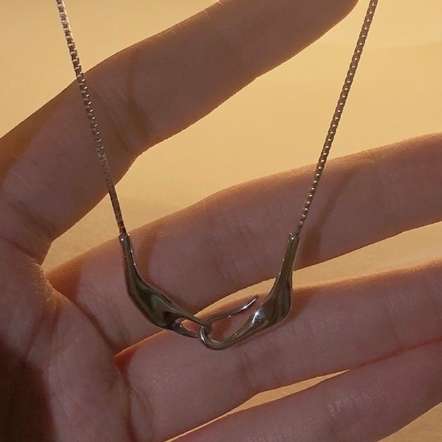 S925 Hang necklace【silver/gold】(N240)