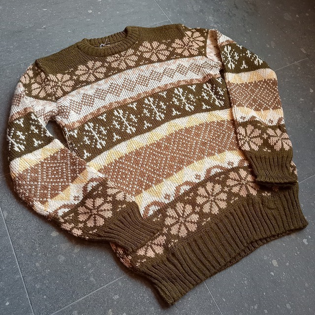 ヨーロッパ製？ ウールセーター used [112105]