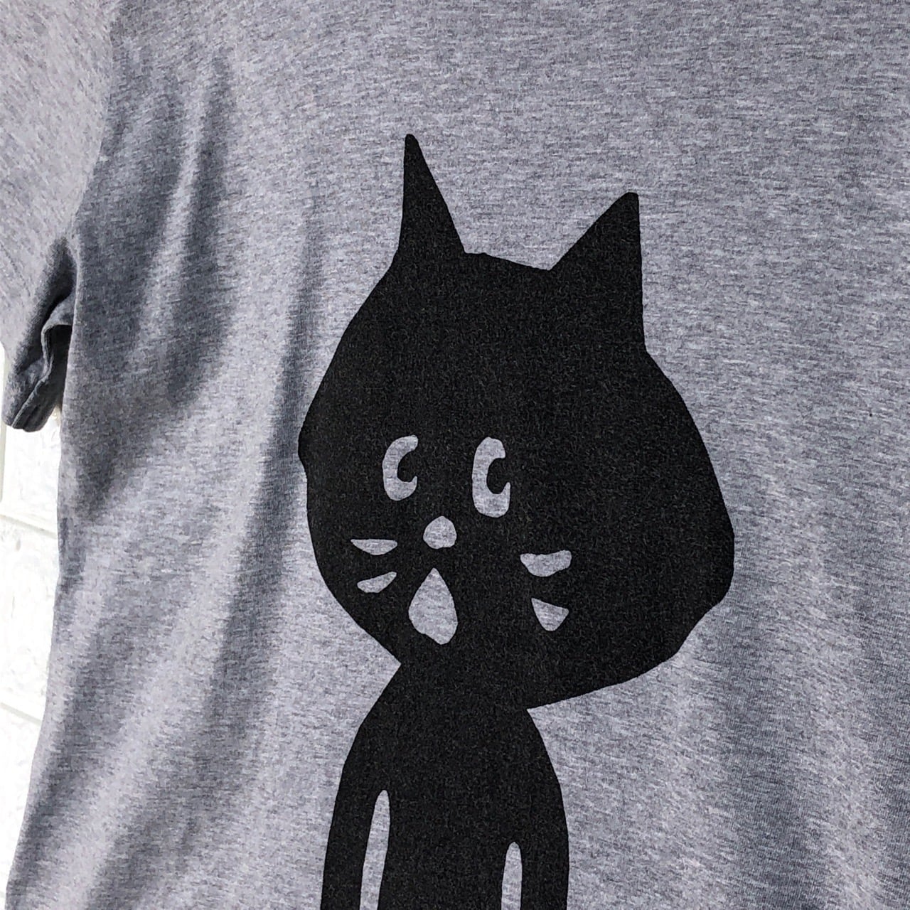 にゃー Ne-net ネネット グレー にゃー 全身にゃーT 半袖Tシャツ | RECLAIM