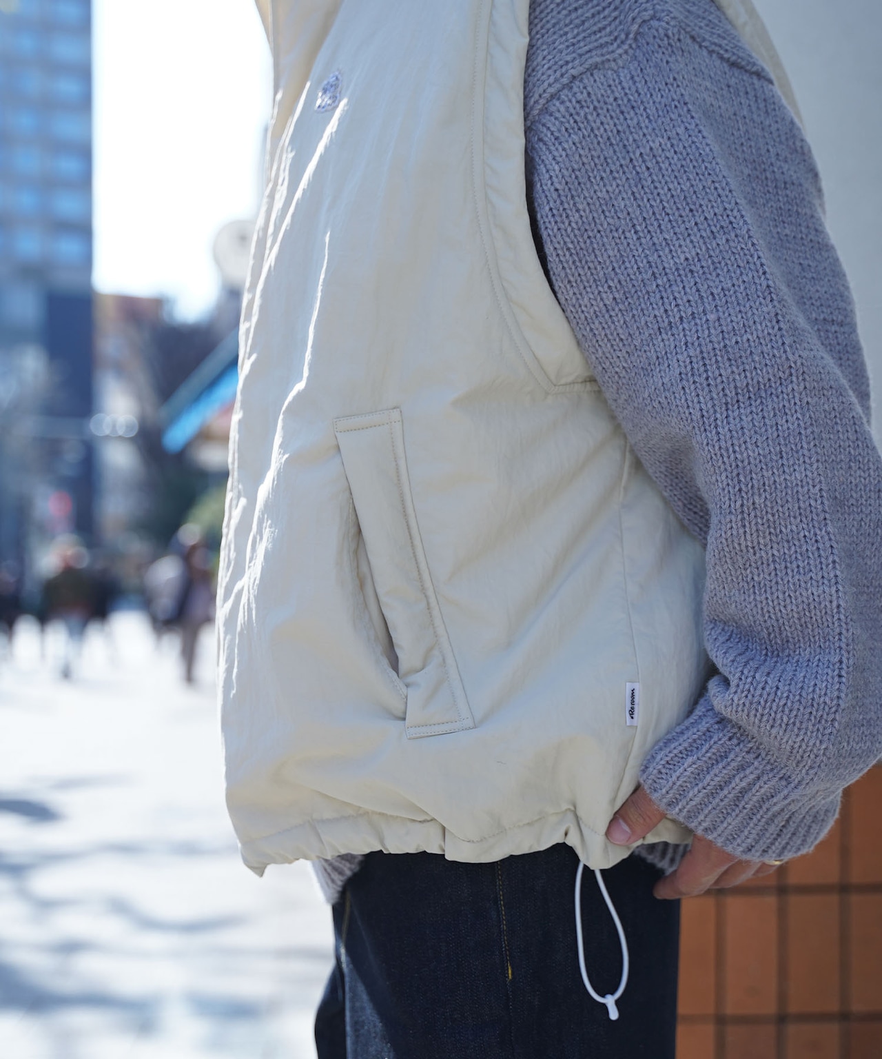 【#Re:room】ICON ONE POINT LITE PUFF VEST［REJ118］