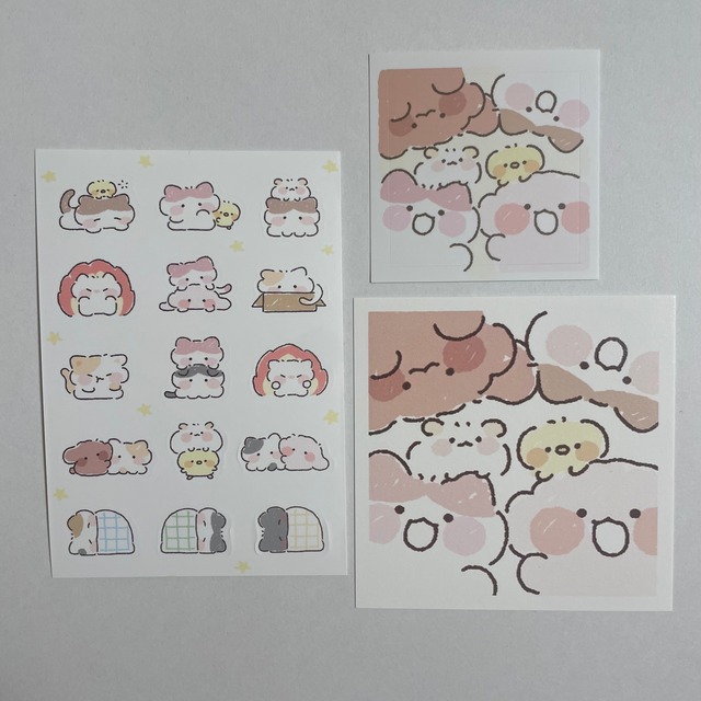 nyung nyung shop 〔sticker -色々な感情 2- 〕