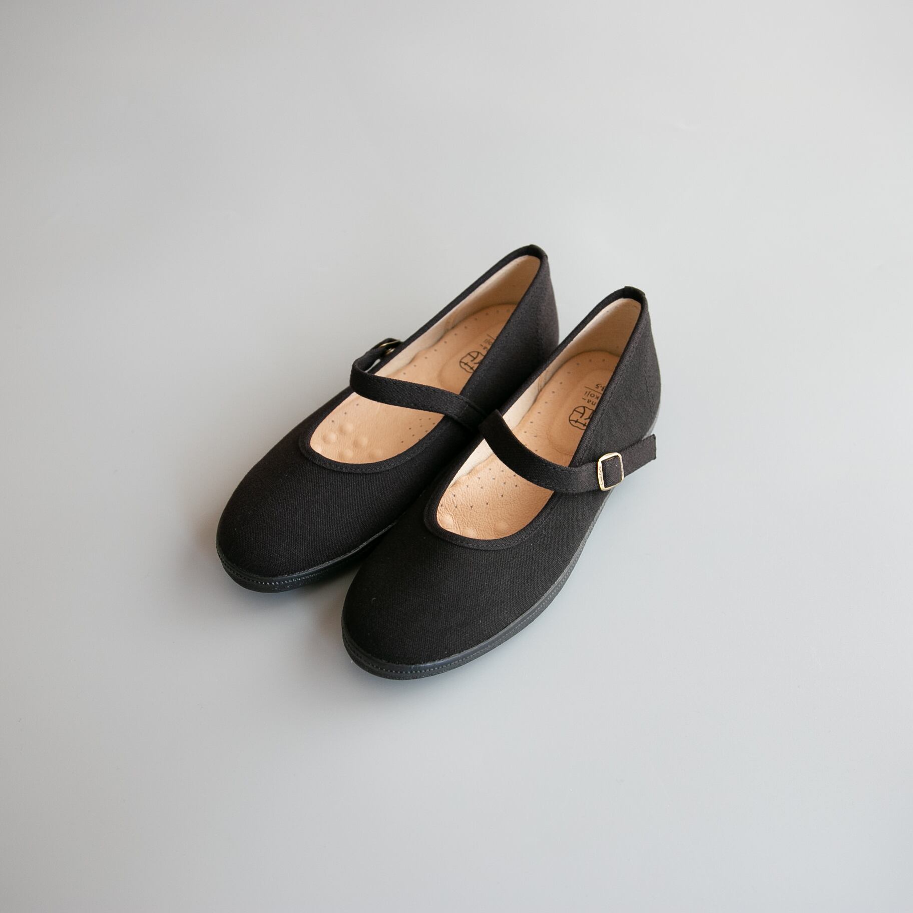 hanamikoji(花見小路) / ストラップシューズ / シックブラック / 23〜24.5cm