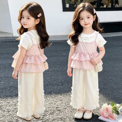 ❤︎お取り寄せ商品❤︎ [90-140] ビスチェTシャツセット 26ss204