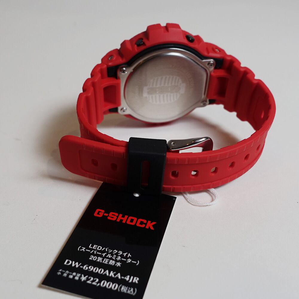 G-SHOCK／耐衝撃赤提灯 DW-6900AKA-4JR 日本製シリーズ メンズ カシオ