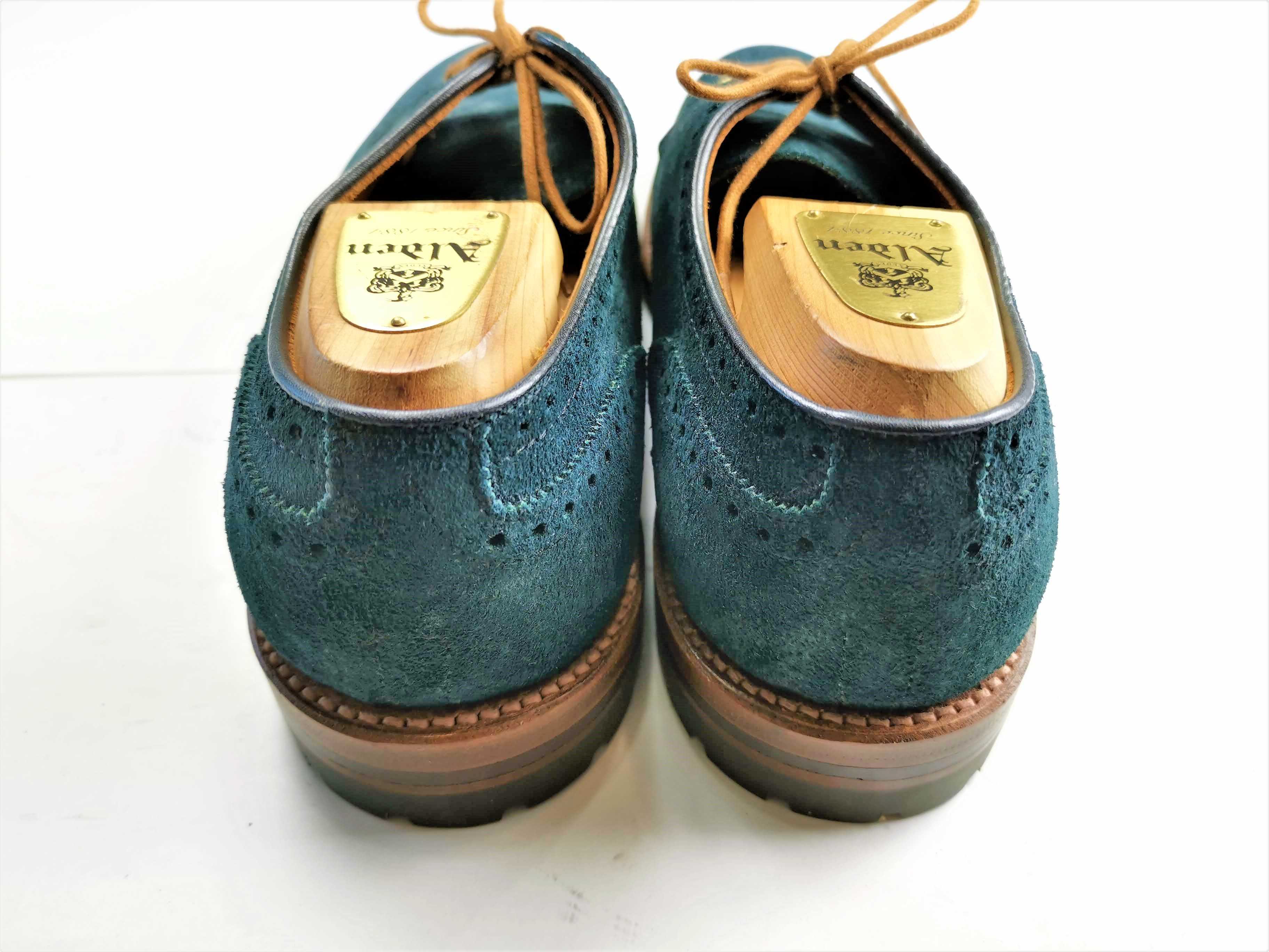 Alden オールデン ネイビースウェード 9.5D バリーラスト