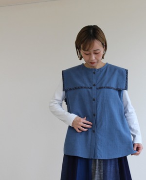 夏SALE　【セーラー衿ブラウスベスト】
