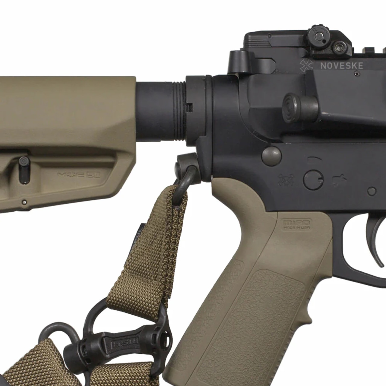 【MAGPUL】ASAP QD - Ambidextrous Sling Attachment Point QD スリングアダプター【ブラック】マグプル