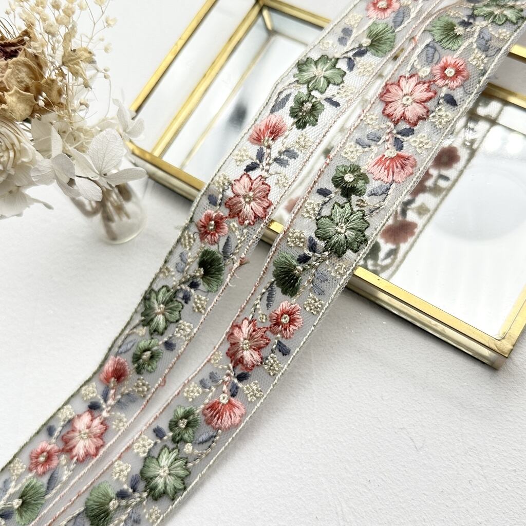 ロール販売＊ | インド刺繍リボン専門店Rino Ribbon