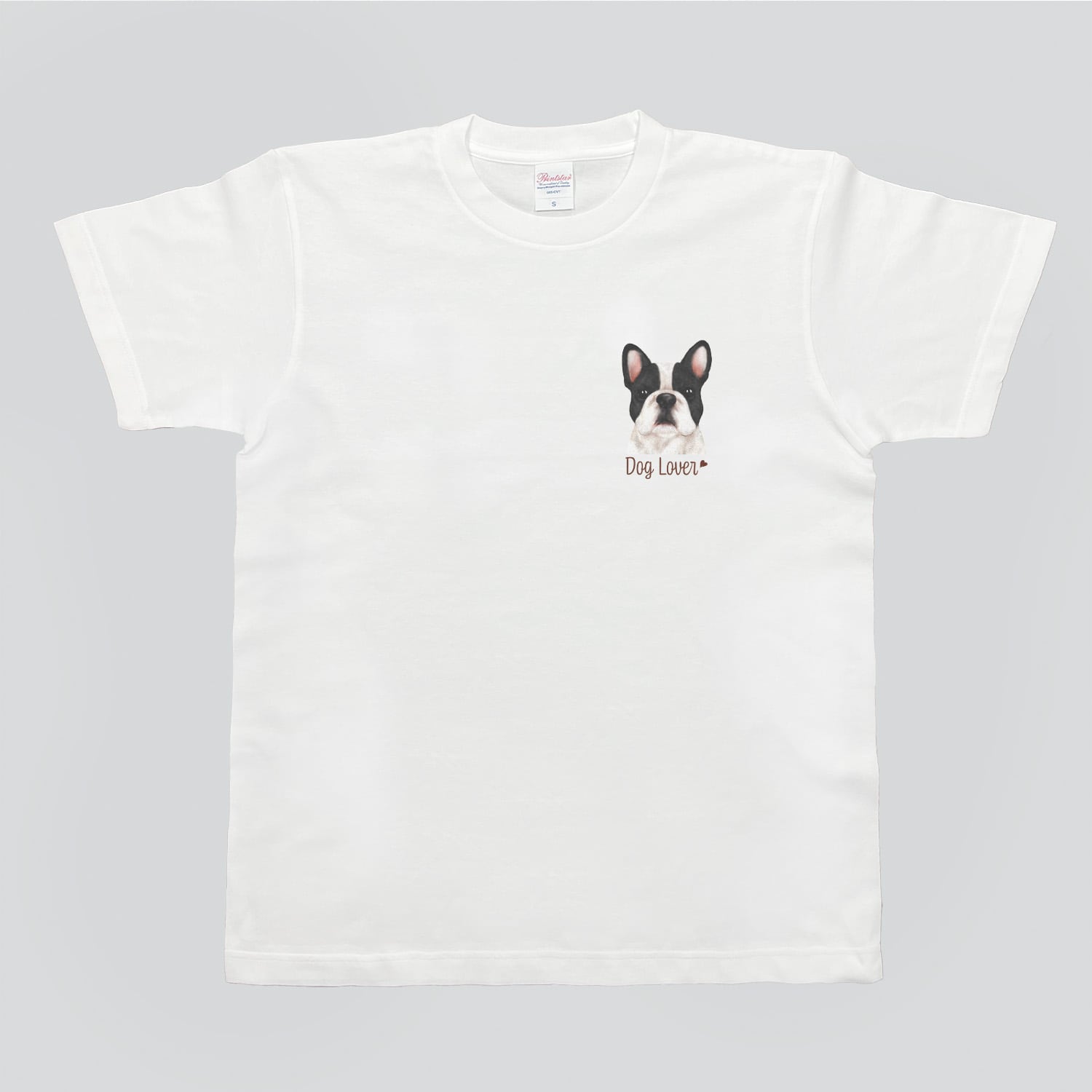 フレンチブルドッグ 水彩画風 毛色6色 】 Tシャツ おしゃれ かわいい