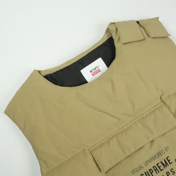 Size【L】 SUPREME シュプリーム ×WTAPS 21AW Tactical Down Vest Tan