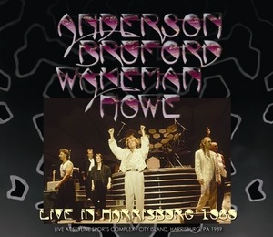 NEW A.B.W.H. ANDERSON, BRUFORD, WAKEMAN, HOWE - LIVE IN HARRISBURG 1989  3CDR  Free Shipping