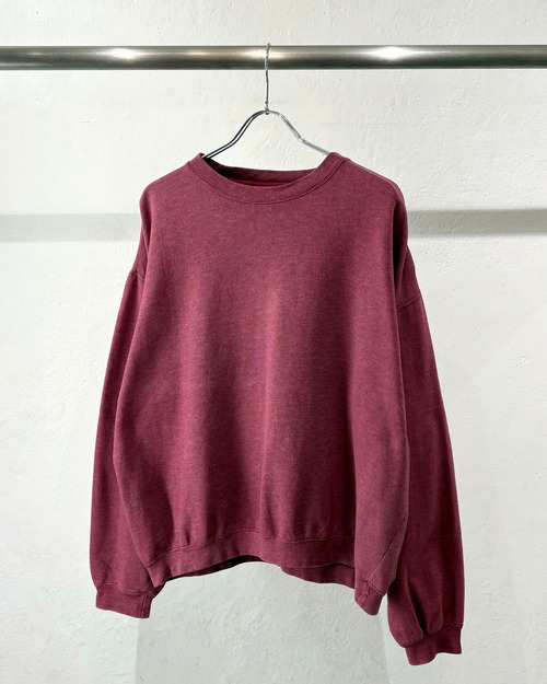 90s Crable Sportwear "鹿の子" Plane Sweat Shirt