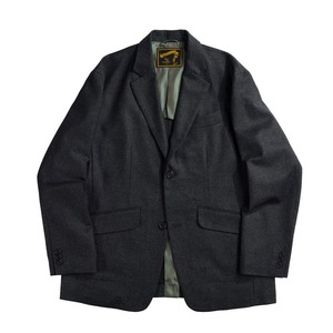 S100'S WOOL CASHMERE RELAXED 2B JK / S100'sウールカシミヤ2Bジャケット(GRAY)
