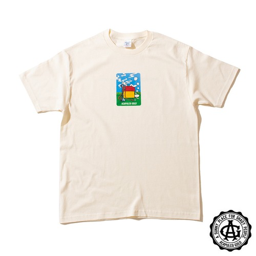 【ACAPULCO GOLD/アカプルコ ゴールド】BADASS TEE Tシャツ / NATURAL