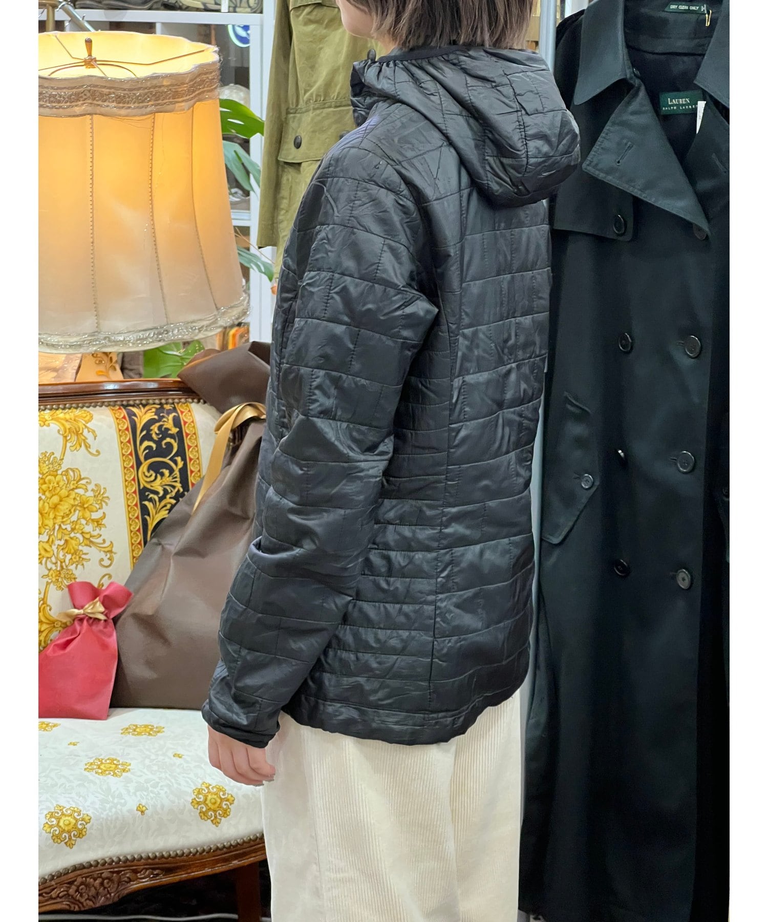 Patagonia Nano Puff hoodie レディースS ブラック パタゴニア ナノ