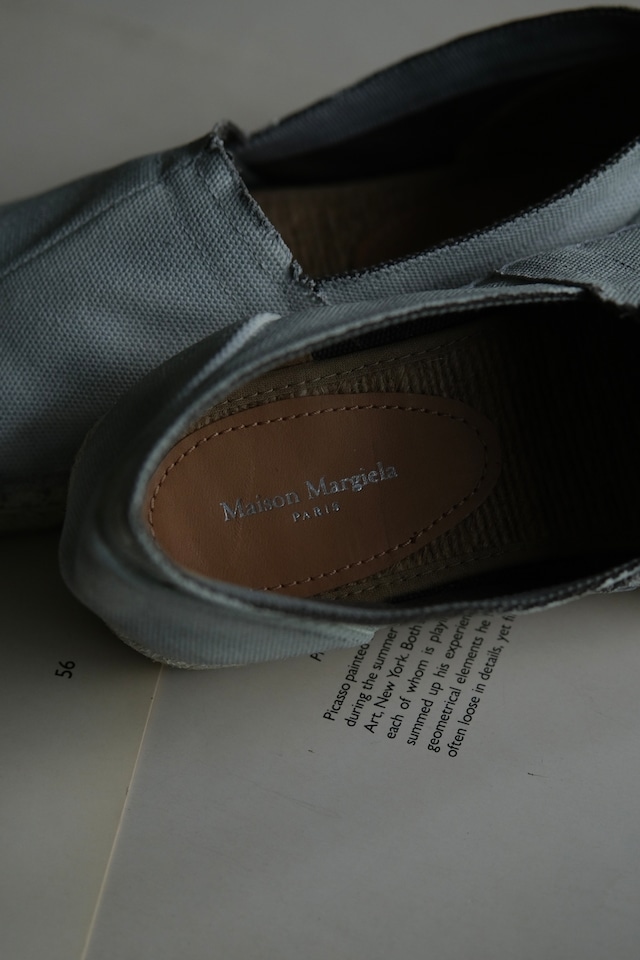 IORI/"Maison Margiela MM22" tabi canvas espadrilles