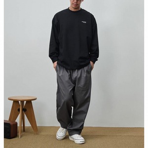 Wide-leg belted pants 1071