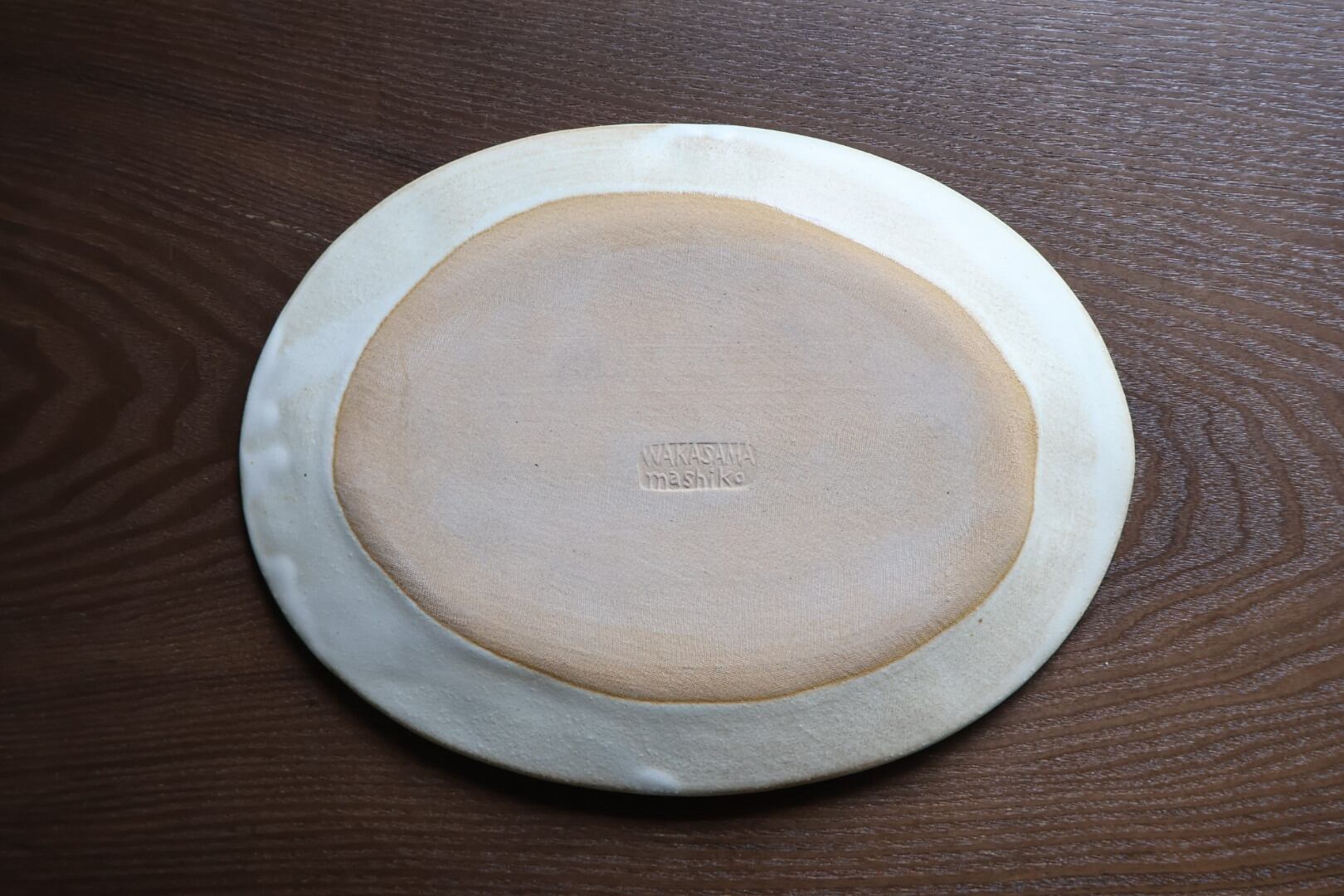 益子焼 わかさま陶芸 鳥のお皿 楕円 kinari | うつわ通販 土岐陶器店