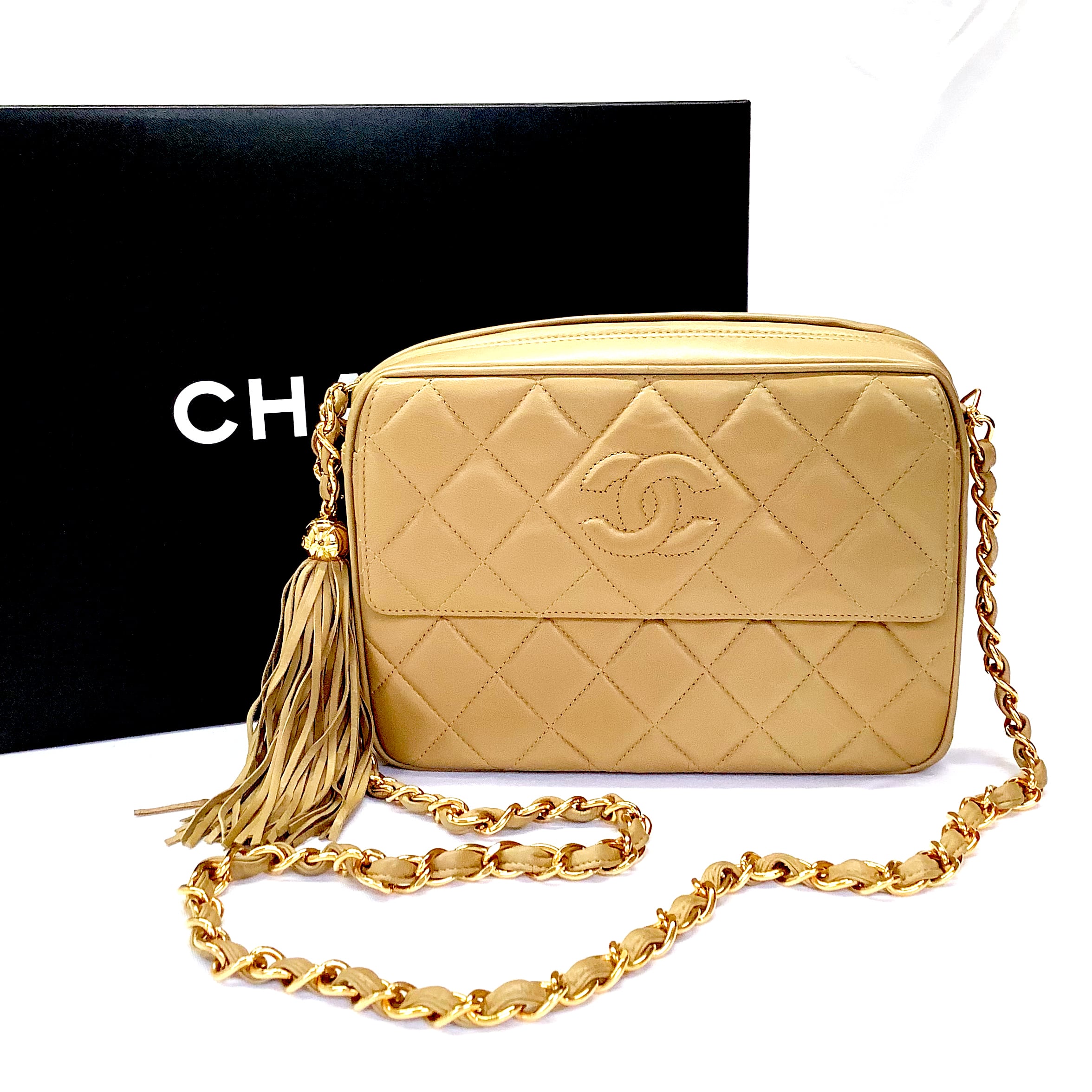 Sold Vintage Chanel beige ヴィンテージシャネルベージュ