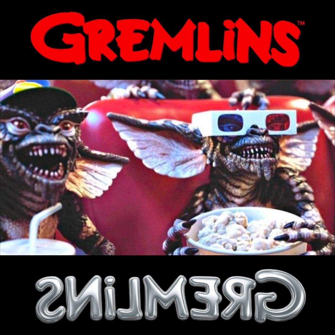 【グレムリン ( Gremlins ）】ポップコーン / ハイホー / モグワイ / 映画Tシャツ 〚アメリカン雑貨 アメトイ〛