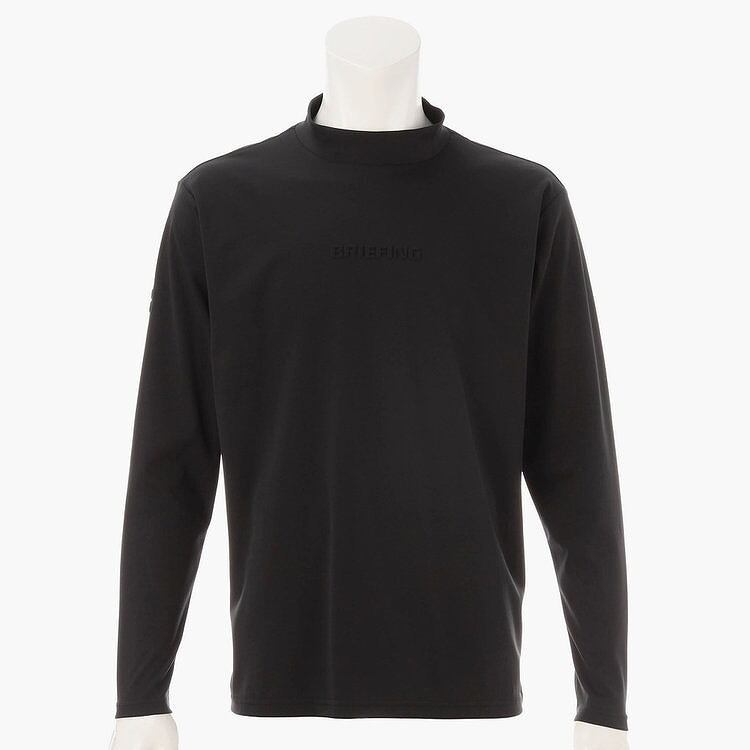 BRIEFING GOLF / MEN’S MINI 3D LOGO LS HIGHNECK(リラックスフィット)