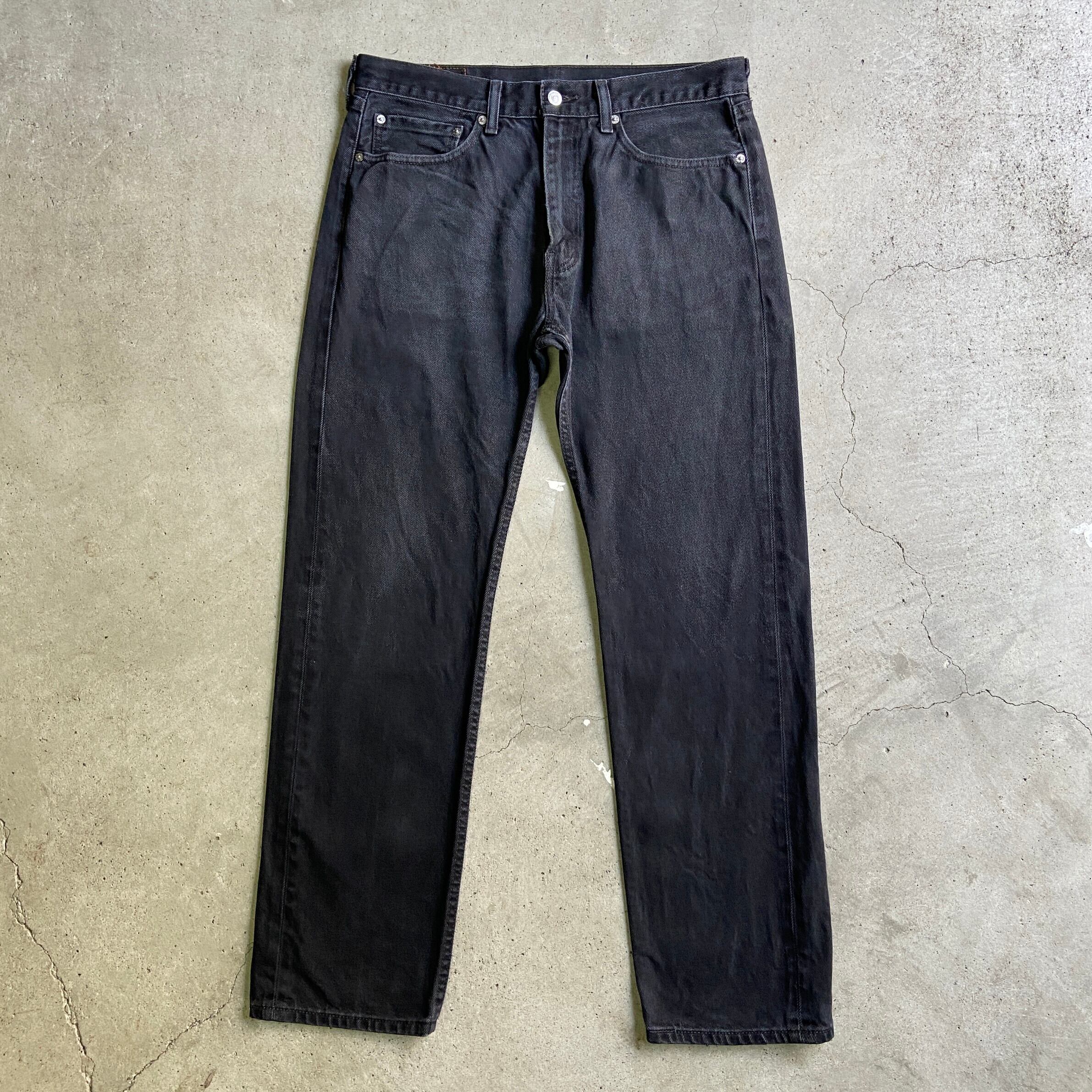 Levi's リーバイス 505 ストレート ブラックデニムパンツ メンズW34 古着 ジーンズ ブラック 黒 【デニムパンツ】 | cave  古着屋【公式】古着通販サイト