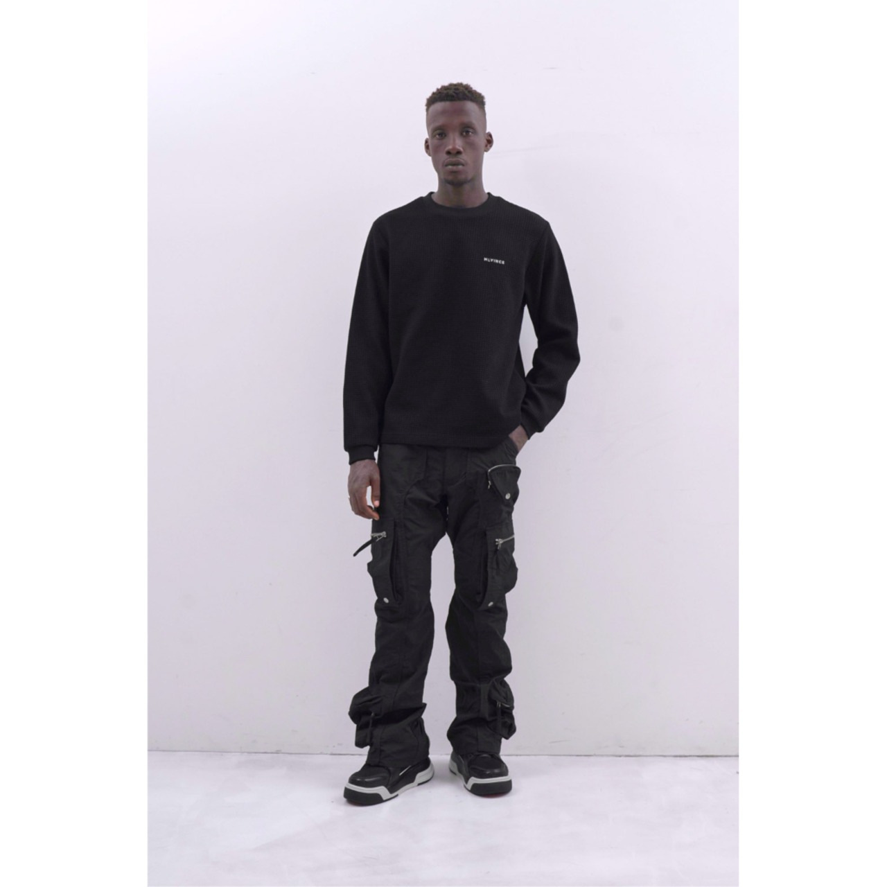 MLVINCE / heavyweight thermal L/S black