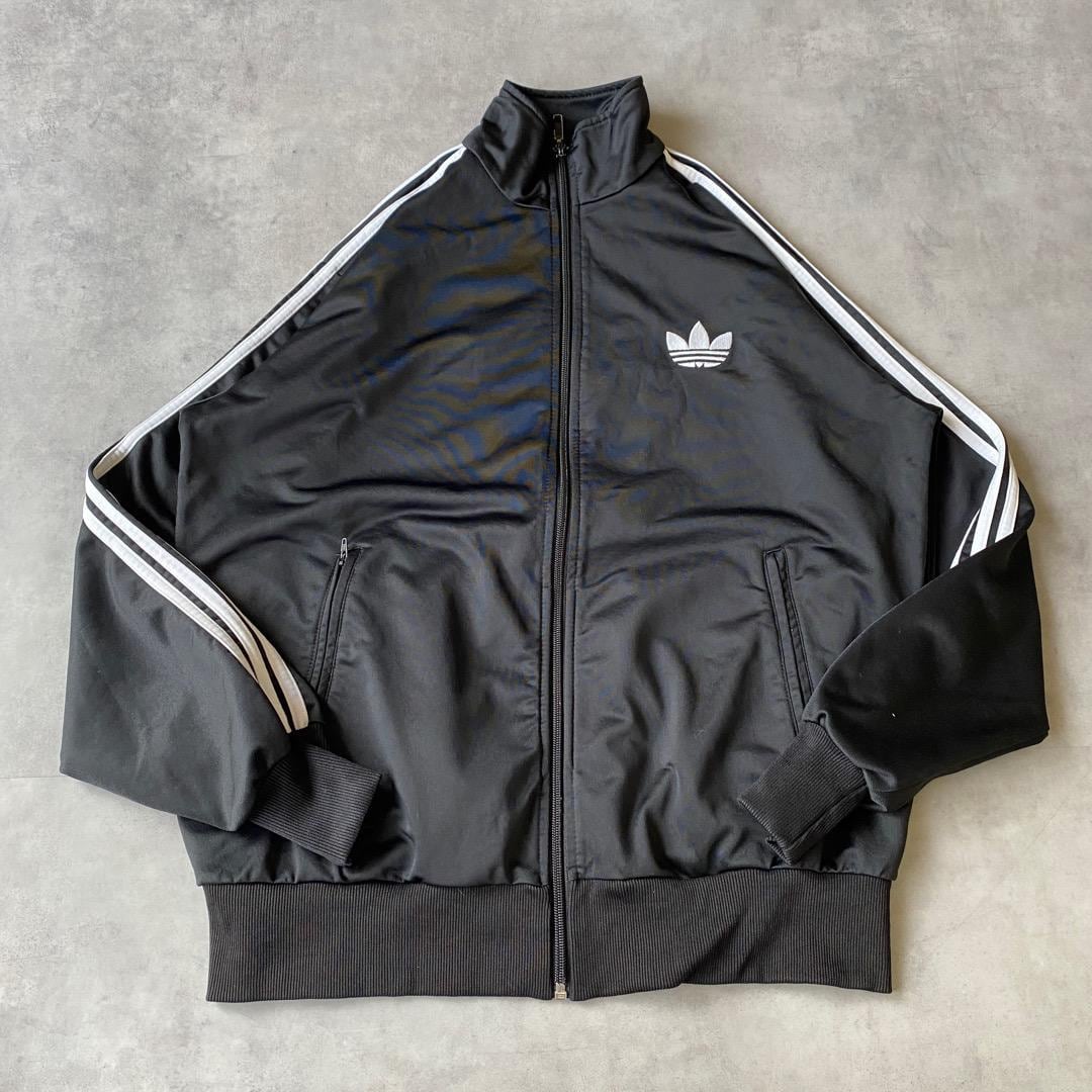 アディダス トラックジャケット ファイヤーバード 古着 M 黒 白 14499