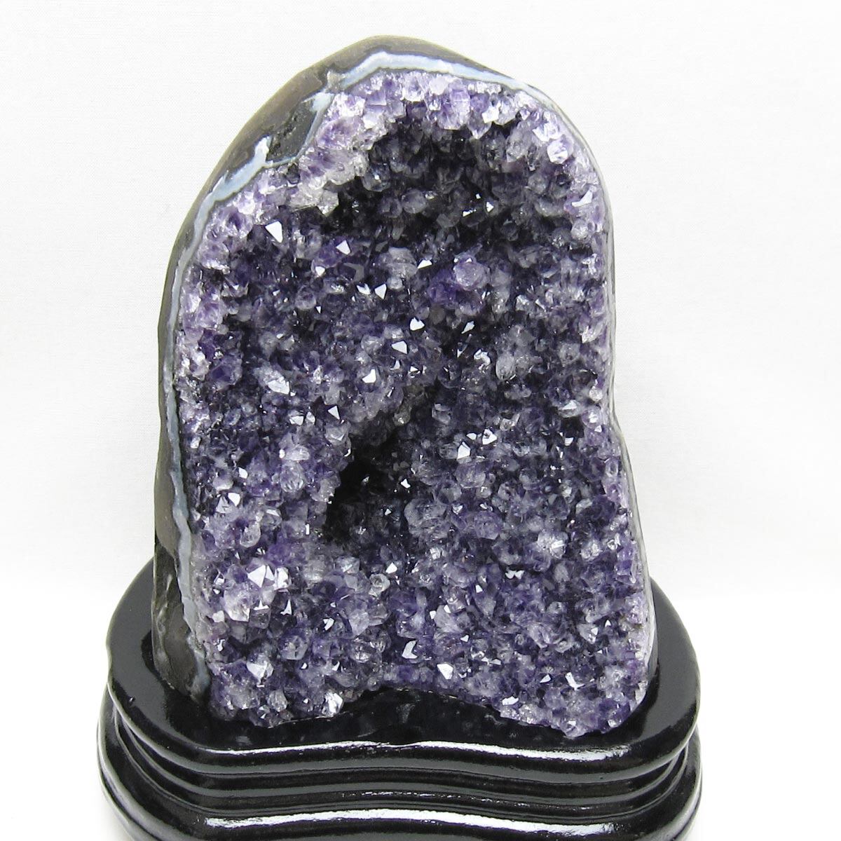 2Kg アメジスト 原石 ウルグアイ産 アメジスト クラスター amethyst 台座付属 一点物 182-8813